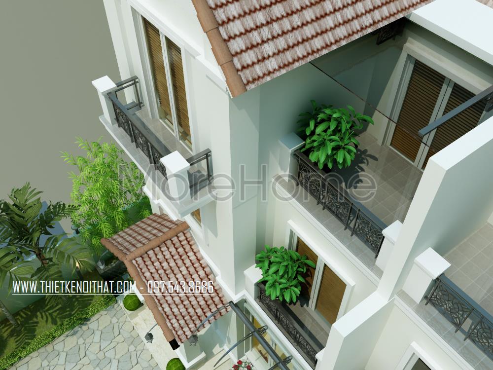 Thiết kế kiến trúc biệt thự Vinhomes Riverside HS0711